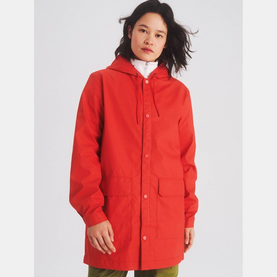 Aigle The Long, Lightweight And Waterproof Coats Men Red ZA-90368